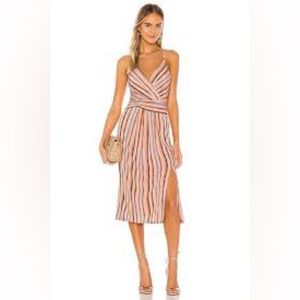 Revolve Pink Midi Dress in Multi by BCBGENERATION Medium